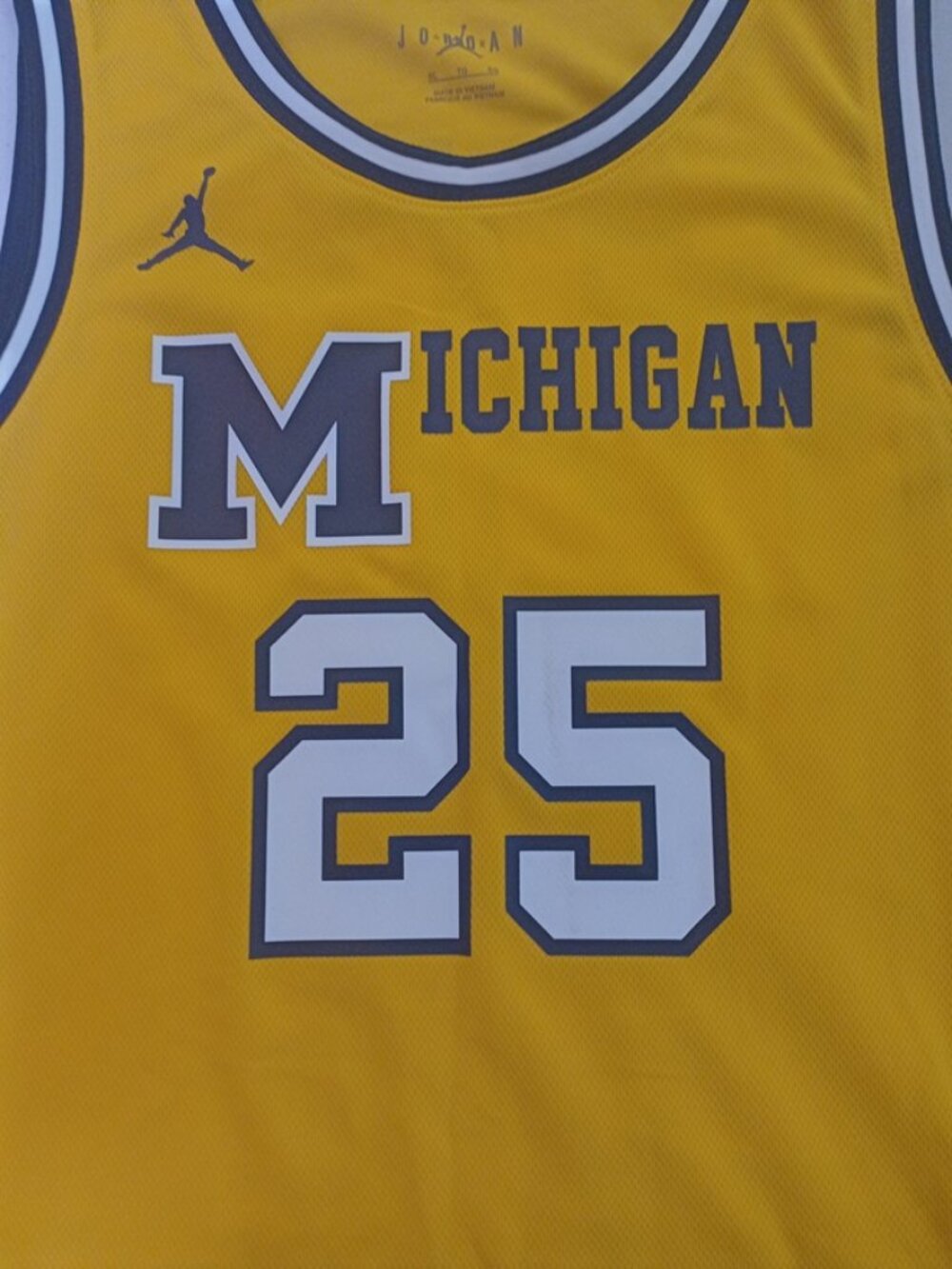 Juwan Howard Nike Michigan Wolverines Jordan NCAA Basketball Jersey Mens Xl